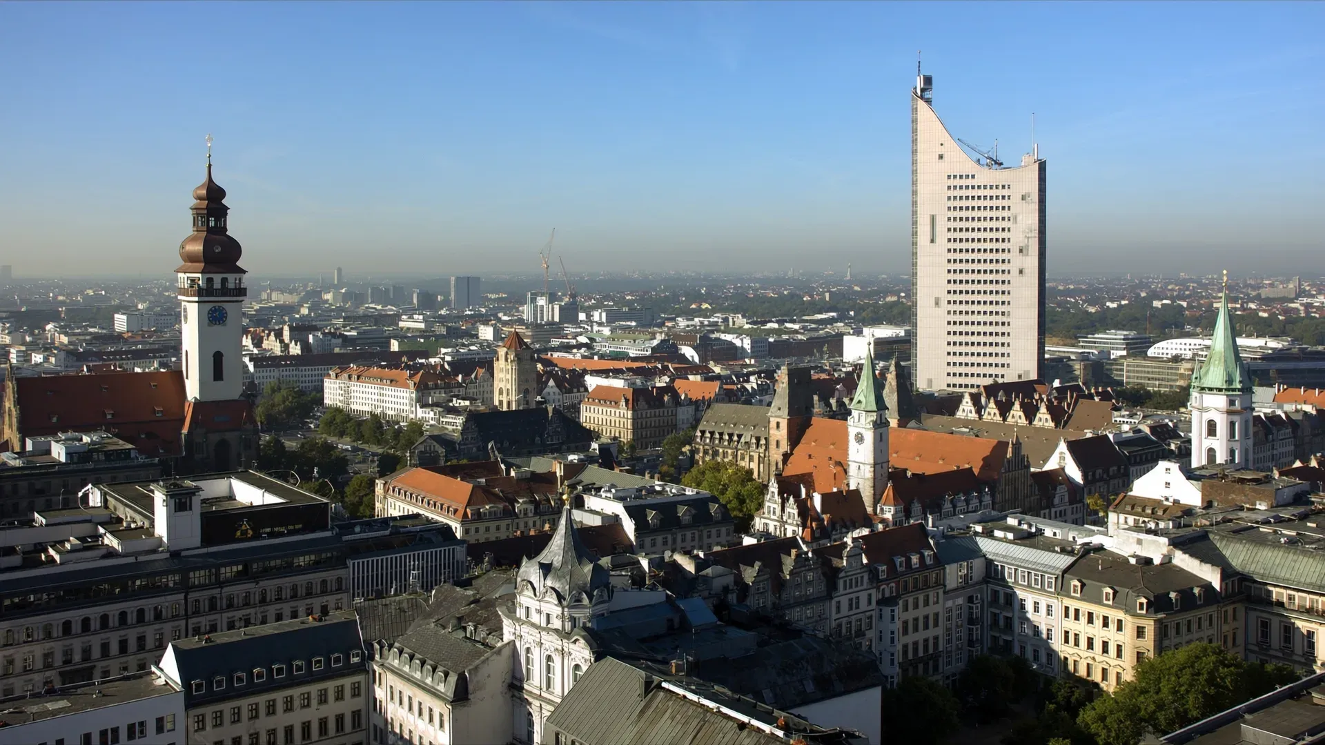 Stadtansicht von Leipzig